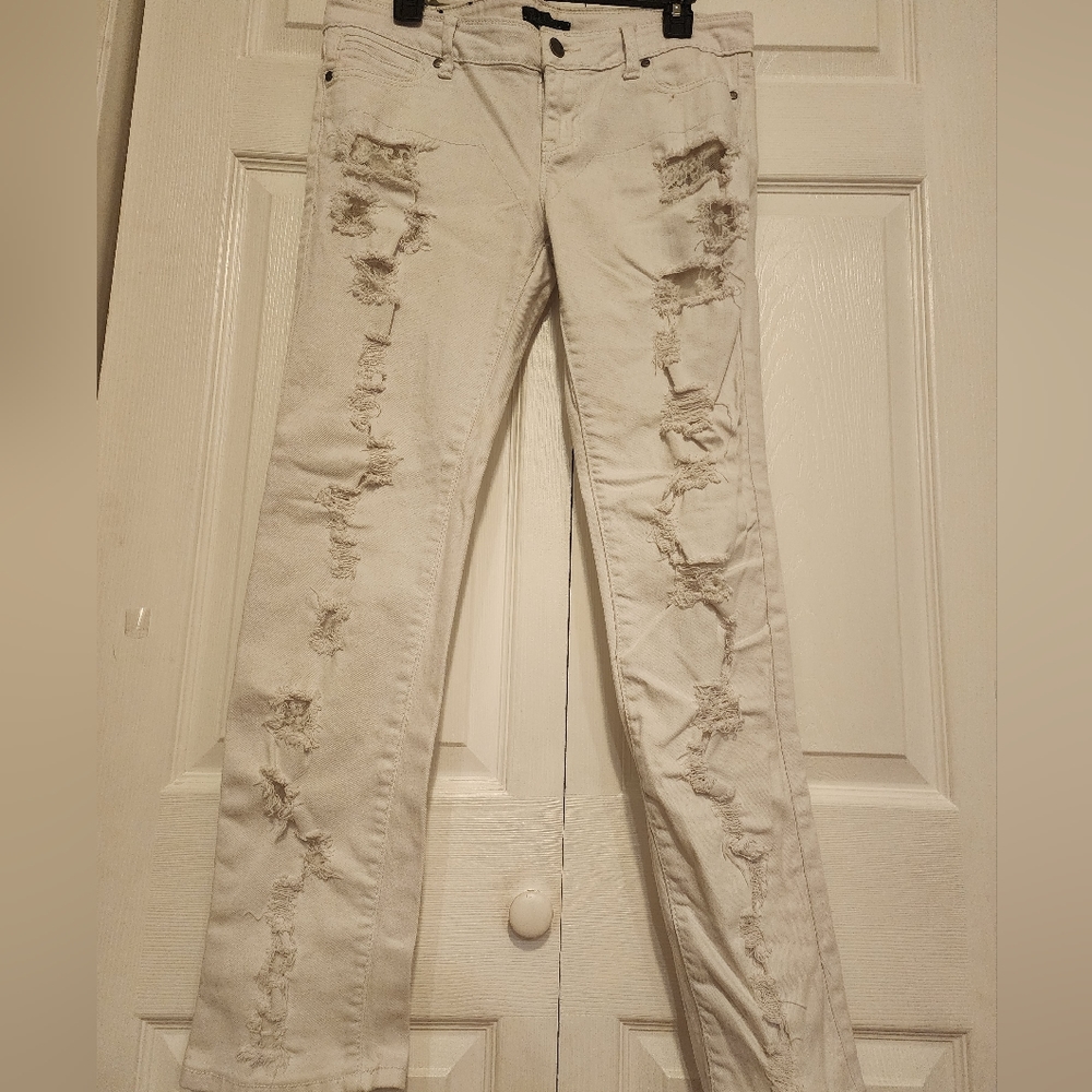 Black crystal jeans